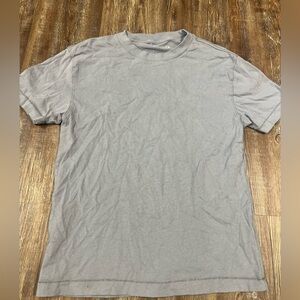 Abercrombie & Fitch grey cotton t-shirt
